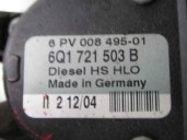 Recambio de potenciometro pedal para seat leon (1m1) 1.9 tdi referencia OEM IAM 6Q1721503B 6PV00849501 HELLA