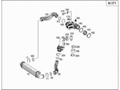 Recambio de tubo para mercedes-benz clase slk (w171) roadster 1.8 cat referencia OEM IAM 1715280182 ZGS00614004 
