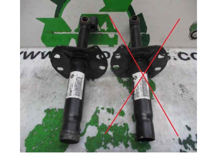 Recambio de refuerzo paragolpes delantero para bmw serie 3 berlina (e46) 320d referencia OEM IAM ABSORBE IMPACTOS CESTA 18B