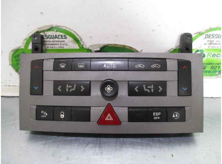 Recambio de mando climatizador para peugeot 407 st sport pack referencia OEM IAM 96573322YW FNPB0CDC1F 