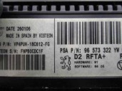 Recambio de mando climatizador para peugeot 407 st sport pack referencia OEM IAM 96573322YW FNPB0CDC1F 