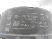 Replacement alternator for Nissan Primera sedan/estate (P10/W10) 2.0 16V CAT OEM IAM reference 2310072J00 0120485015 BOSCH