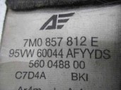Recambio de cinturon seguridad trasero izquierdo para volkswagen sharan (7m6/7m9) 1.9 tdi referencia OEM IAM 7M0857812E 5 PUERT