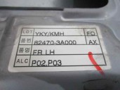 Replacement front left window regulator for Hyundai Trajet (FO) 2.0 CRDi CAT OEM IAM reference 824703A000 2 PINS 5 DOORS