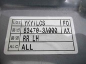 Replacement rear left window regulator for Hyundai Trajet (FO) 2.0 CRDi CAT OEM IAM reference 834703A000 2 PINS 5 DOORS.