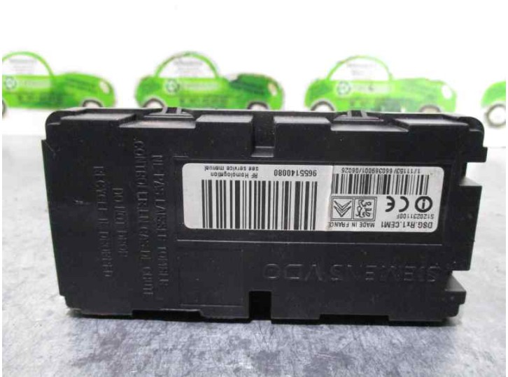 Recambio de modulo electronico para peugeot 407 st sport pack referencia OEM IAM 9655140080 S120231100F SIEMENS