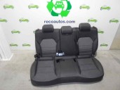 Recambio de asientos traseros para mercedes-benz clase b (w246) 2.1 cdi cat referencia OEM IAM CUERO NEGRO Y TELA GRIS 5 PUERTA