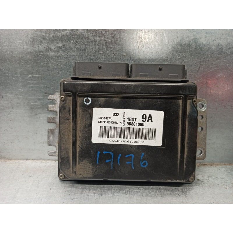 Recambio de centralita motor uce para chevrolet matiz 0.8 cat referencia OEM IAM 96801800 5WY5407A 