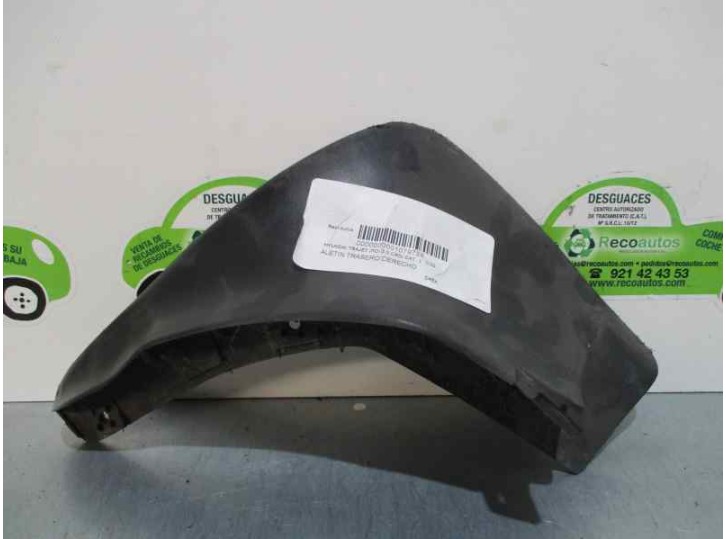 Recambio de aletin trasero derecho para hyundai trajet (fo) 2.0 crdi cat referencia OEM IAM 868423A000 