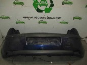 Replacement rear bumper for Citroën C4 sedan SX OEM IAM reference 7013W0 BLUE 5 DOORS