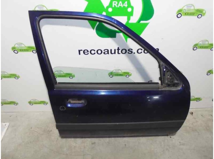 Replacement front right door for Ford Fiesta Saloon (DX) 1.8 TDDi turbodiesel cat OEM IAM reference 1007036 AZUL 5 PU