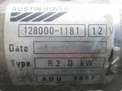 Recambio de motor arranque para mg serie 400 (xw) 1.4 16v referencia OEM IAM 1280001181 ADU7457 AUSTIN ROVER