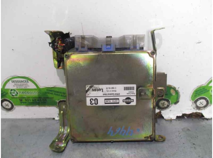 Replacement engine control unit (ECU) for Nissan Primera saloon/estate (P10/W10) 2.0 16V cat OEM IAM reference 2371070J66 80116B
