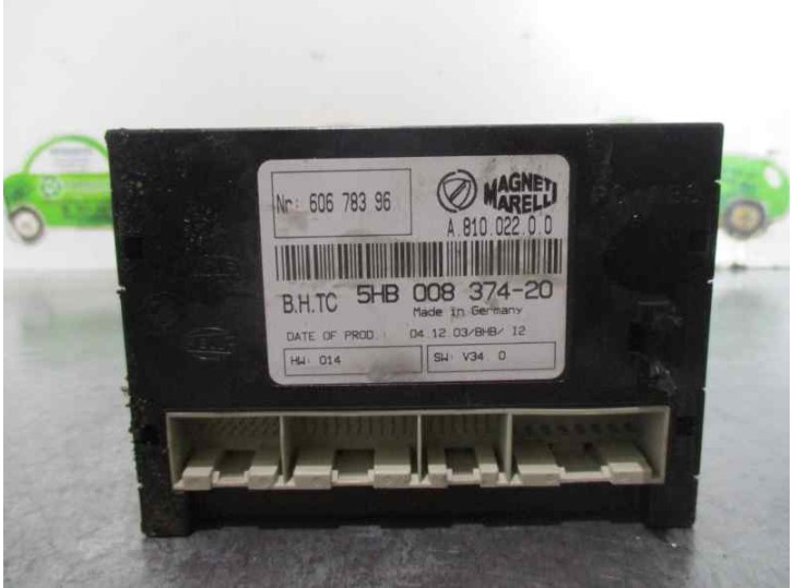 Recambio de modulo electronico para lancia thesis (115) 2.4 20v cat referencia OEM IAM 60678396 5HB00837420 HELLA