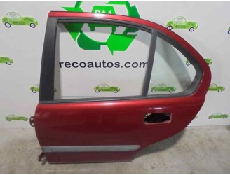 Recambio de puerta trasera izquierda para mg serie 200 (rf) 1.6 cat referencia OEM IAM BFA450290 GRANATE 5 PUERTAS