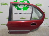 Rear left door replacement for MG Series 200 (RF) 1.6 CAT OEM IAM reference BFA450290 GARNET 5 DOORS