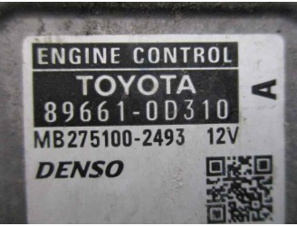 Recambio de centralita motor uce para toyota yaris (_p9_) 1.3 vvt-i (scp90_) referencia OEM IAM 896610D310 MB2751002493 DENSO