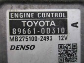 Recambio de centralita motor uce para toyota yaris (_p9_) 1.3 vvt-i (scp90_) referencia OEM IAM 896610D310 MB2751002493 DENSO