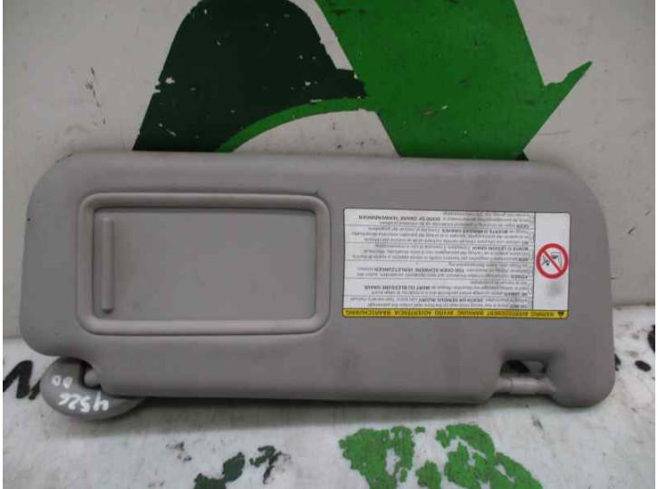 Recambio de parasol derecho para toyota yaris (_p9_) 1.3 vvt-i (scp90_) referencia OEM IAM 743100D270B0  