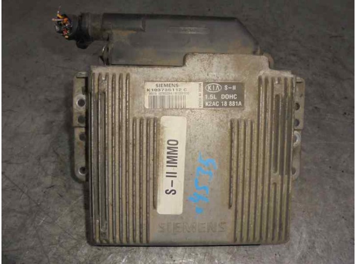 Recambio de centralita motor uce para kia sephia ll 1.5 cat referencia OEM IAM K2AC18881A K103735112C SIEMENS