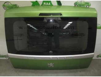 Replacement rear tailgate for Peugeot 1007 Dolce OEM IAM reference 8701T2 GREEN 3 DOORS