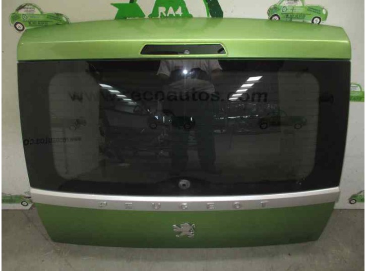 Replacement rear tailgate for Peugeot 1007 Dolce OEM IAM reference 8701T2 GREEN 3 DOORS