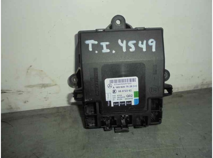Recambio de modulo confort para mercedes-benz clase a (w169) 1.7 cat referencia OEM IAM 1698207526 05072362 LK