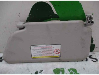 Replacement left sun visor for Peugeot 1007 Dolce OEM IAM reference 