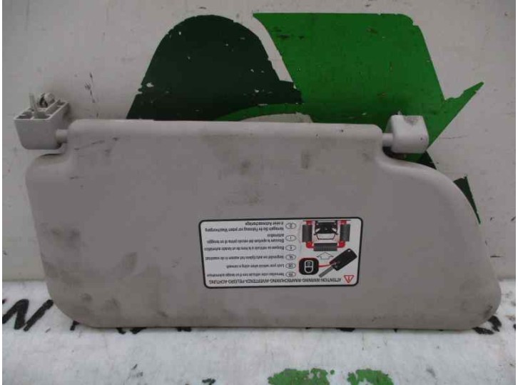 Recambio de parasol derecho para peugeot 1007 dolce referencia OEM IAM 