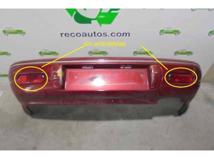 Replacement rear bumper for Chrysler Stratus sedan (JA) 2.5 CAT OEM IAM reference 68072004AA GARNET 4 DOORS
