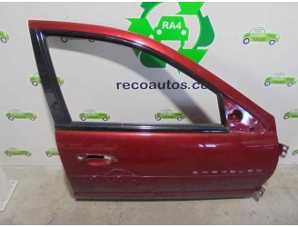 Replacement front right door for Chrysler Stratus sedan (JA) 2.5 CAT OEM IAM reference 04814850AD GARNET 4 DOORS