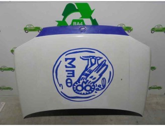 Recambio de capot para renault clio i phase iii 1.9 diesel referencia OEM IAM BLANCO Y AZUL 