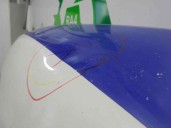 Recambio de capot para renault clio i phase iii 1.9 diesel referencia OEM IAM BLANCO Y AZUL 