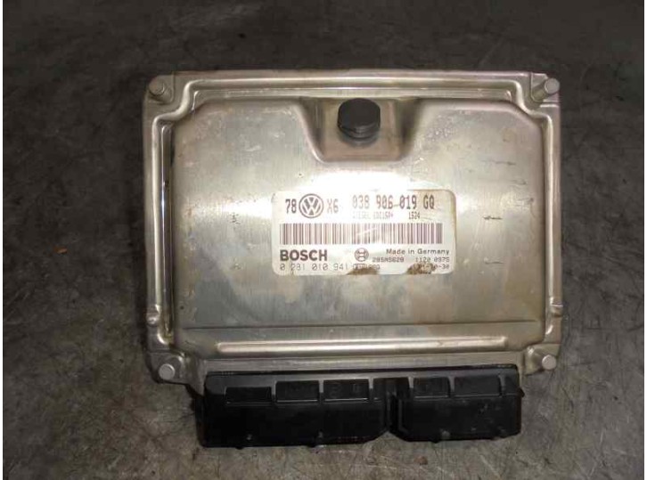 Replacement engine control unit ECU for Volkswagen Passat Saloon (3B3) 1.9 TDI OEM IAM reference 038906019GQ 0281010941 BOSCH