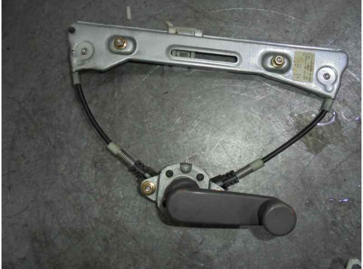 Replacement rear left window regulator for Fiat Panda (169) 1.3 JTD CAT OEM IAM reference 2 PINS 5 DOORS.