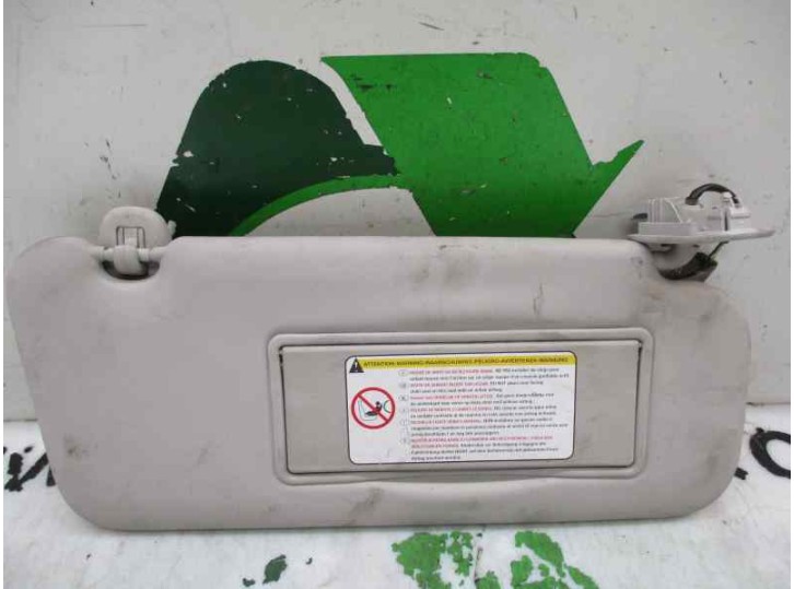 Recambio de parasol derecho para peugeot 407 st confort pack referencia OEM IAM 