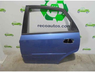 Recambio de puerta trasera izquierda para daewoo nubira berlina 1.6 cat referencia OEM IAM 96547683 AZUL 4 PUERTAS