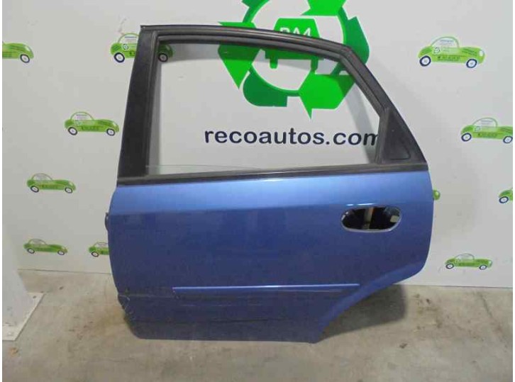 Replacement rear left door for Daewoo Nubira Saloon 1.6 CAT OEM IAM reference 96547683 BLUE 4 DOORS
