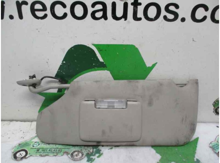 Replacement left sun visor for Chrysler 300 C 3.5 CAT OEM IAM reference 1AH07DW1AA 