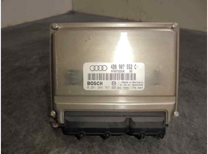 Recambio de centralita motor uce para audi a6 berlina (4b2) 2.4 v6 30v referencia OEM IAM 4B0907552C 0261204767 BOSCH