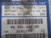Replacement engine ECU for Peugeot 406 Saloon (S1/S2) 2.1 Turbodiesel CAT OEM IAM reference 9630466980 R04010028B L