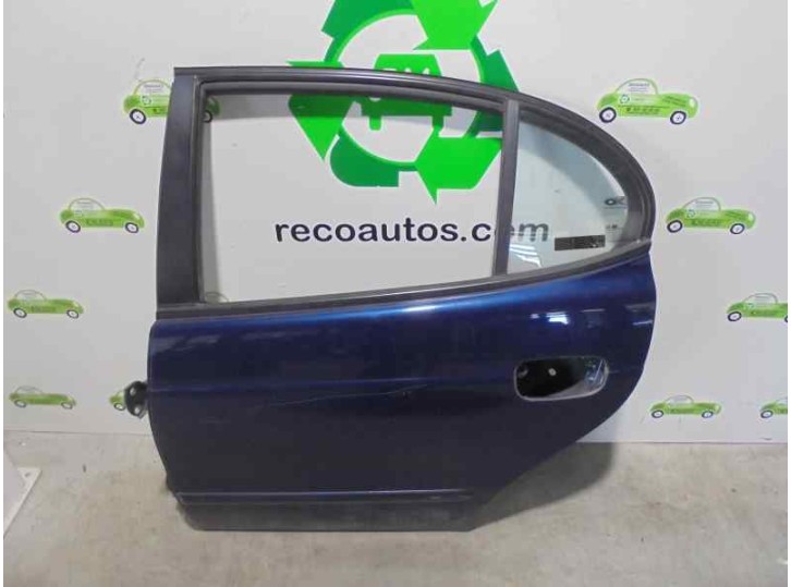 Replacement rear left door for Daewoo Leganza 2.2 16V CAT OEM IAM reference 96226668 BLUE 4 DOORS