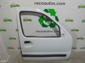 Recambio de puerta delantera derecha para renault kangoo (f/kc0) 1.2 referencia OEM IAM 7751471746 BLANCA 6 PUERTAS