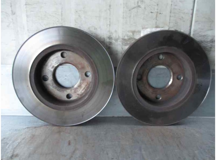 Recambio de disco freno delantero para ford fiesta (dx) 1.8 diesel cat referencia OEM IAM 