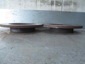 Recambio de disco freno delantero para ford fiesta (dx) 1.8 diesel cat referencia OEM IAM 