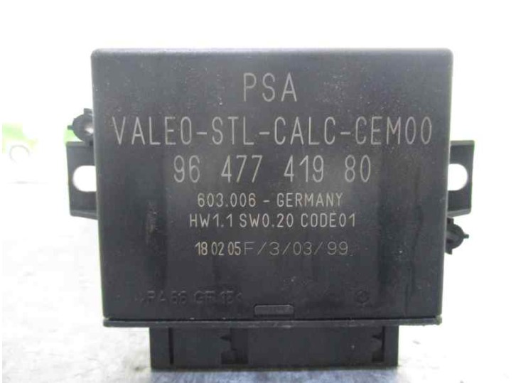 Recambio de modulo electronico para citroën c4 coupe 2.0 16v cat (rfn / ew10j4) referencia OEM IAM 9647741980 603006 VALEO