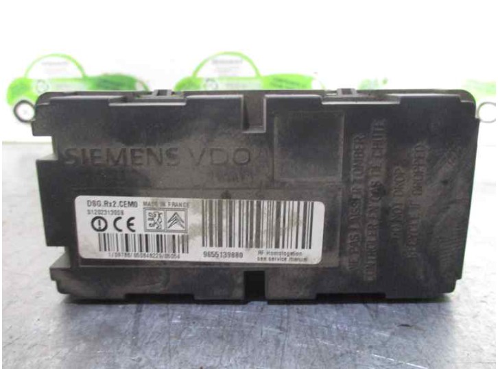 Replacement electronic module for Citroën C4 Coupé 2.0 16V CAT (RFN / EW10J4) OEM IAM reference 9655139880 S1202313008 SIEMEN