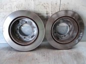 Replacement rear brake disc for Mitsubishi Santamo (Hyundai) 2.0 CAT OEM IAM reference 