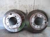 Replacement rear brake disc for Mitsubishi Santamo (Hyundai) 2.0 CAT OEM IAM reference 