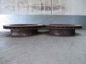 Recambio de disco freno trasero para mitsubishi santamo (hyundai) 2.0 cat referencia OEM IAM 